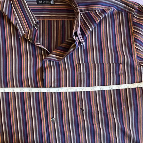 St.Croix Striped Men’s Dress Shirt - Picture 5 of 5